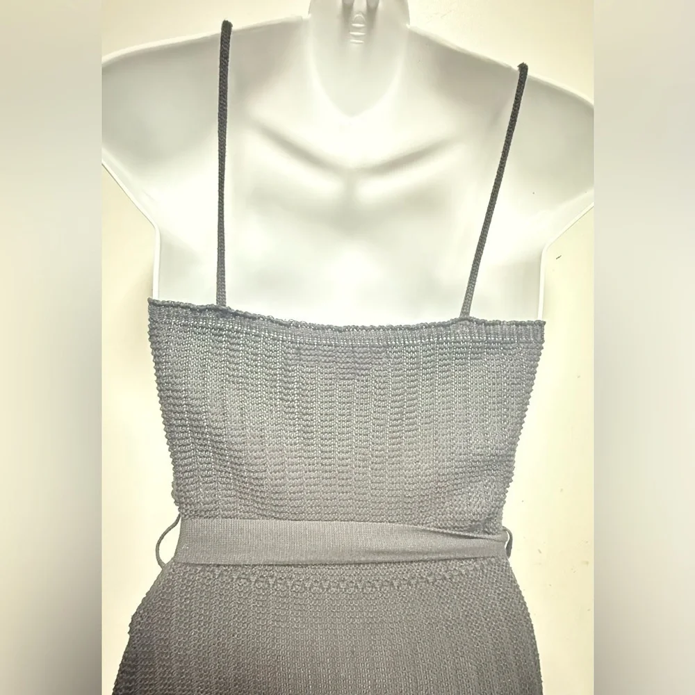 HYFVE Black Midi Skirt with Knit Detail